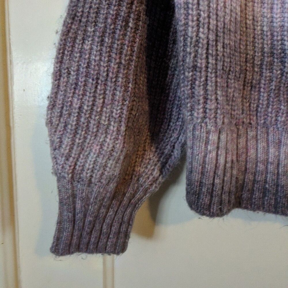 GAP Purple Cardigan Sweater Button Up Large Prep Grunge Vintage Classic - Picture 6 of 12